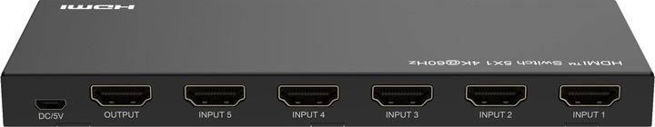 Produktbild MicroConnect 4K@60Hz HDMI Switch 5x1, HDCP