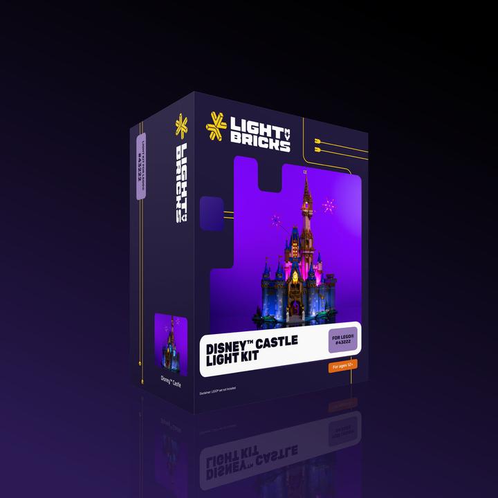Actual product image Light my bricks LMB 2.0 LEGO® 43222# Disney Castle Light Kit