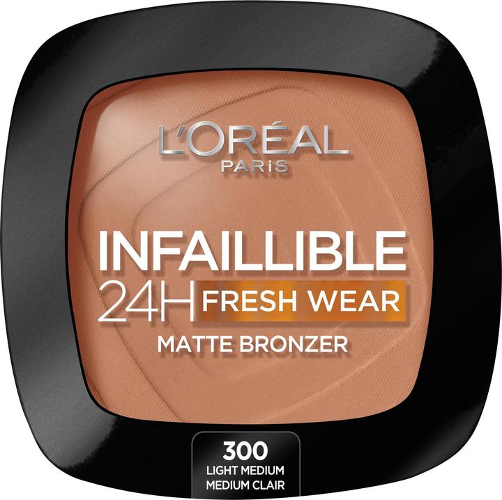 Image du produit L'Oréal Paris Poudre bronzante Infaillible 200 Golden Sand (300 Light Moyen, Contour, 9 g)