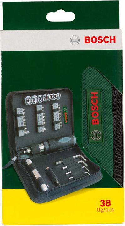 Produktbild Bosch Professional Heimwerker Werkzeugset in Tasc (13 mm, Magnetisch, Vierkant-Adapter für Steckschlüssel)