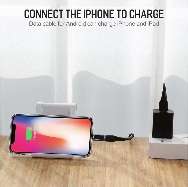 Image du produit Rock Adaptateur USB-C vers Lightning (USB Type C, Lightning)