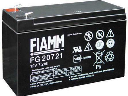 Immagine prodotto Jewo FIAMM FG20721 - Nero - 7.2 Ah - 12 V - 1 unità - 5 anni - 2.43 kg (12 V, 7 Ah)