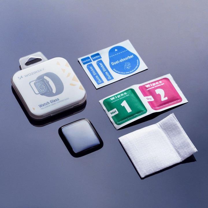 Actual product image Wozinsky Full Glue Tempered Glass Tempered Glass For Garmin Forerunner 955 9H Full Screen Full Cover