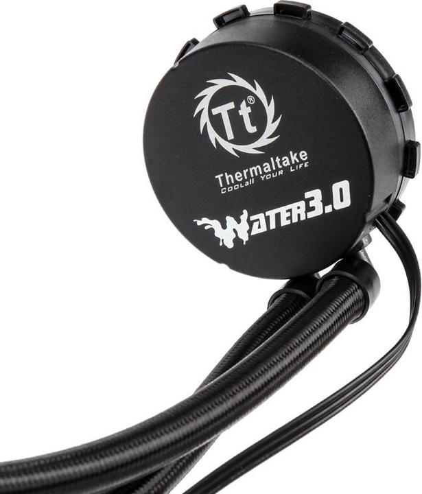 Actual product image Thermaltake Water 3.0 Riing RGB complete water cooling system