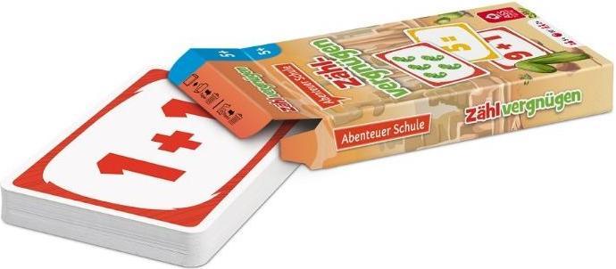 Actual product image ASS Altenburg 22572849 - Adventure school - counting fun, Card game 2+ players, ages 5+ (DE edition) (German)