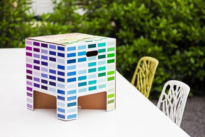 Produktbild Dutchdesign Dutch Design Chair - Hocker, Rainbow