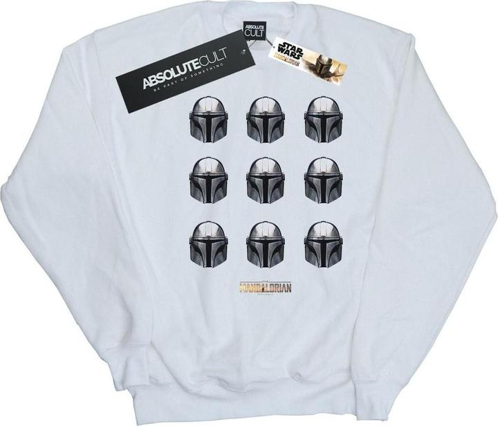 Star Wars The Mandalorian Helmet Pattern Sweatshirt (XL)