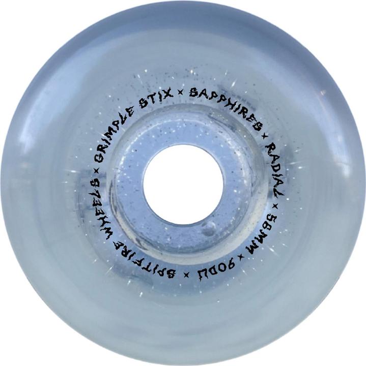 Actual product image Spitfire 90D Sapphire Grimple Dust Radials (56 mm)