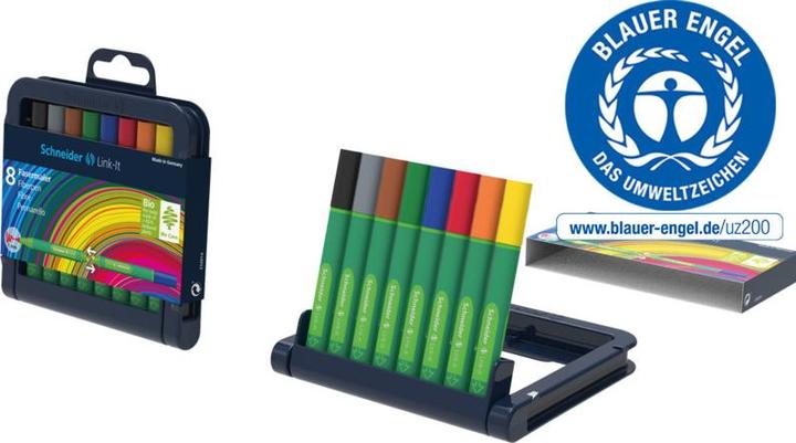 Image du produit Schneider Feutres de coloriage - Link-It - étui de 8 pièces (Multicolore, 8 x)