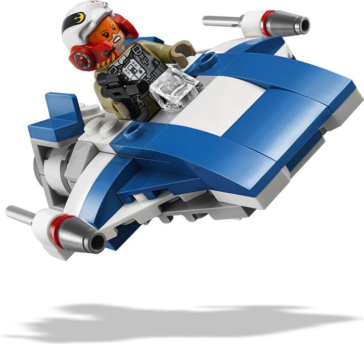 Actual product image LEGO A-Wing vs. Tie Silencer Microfighters (75196, LEGO Star Wars)