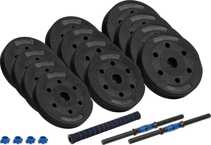 Produktbild Rebel Verstellbare Bitumenhanteln mit Verbinder 2x10kg ACTIVE (2 x 10 kg)