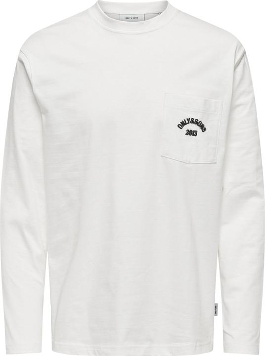 Only & Sons Locker geschnitten Rundhals T-Shirt T-shirt (XL)