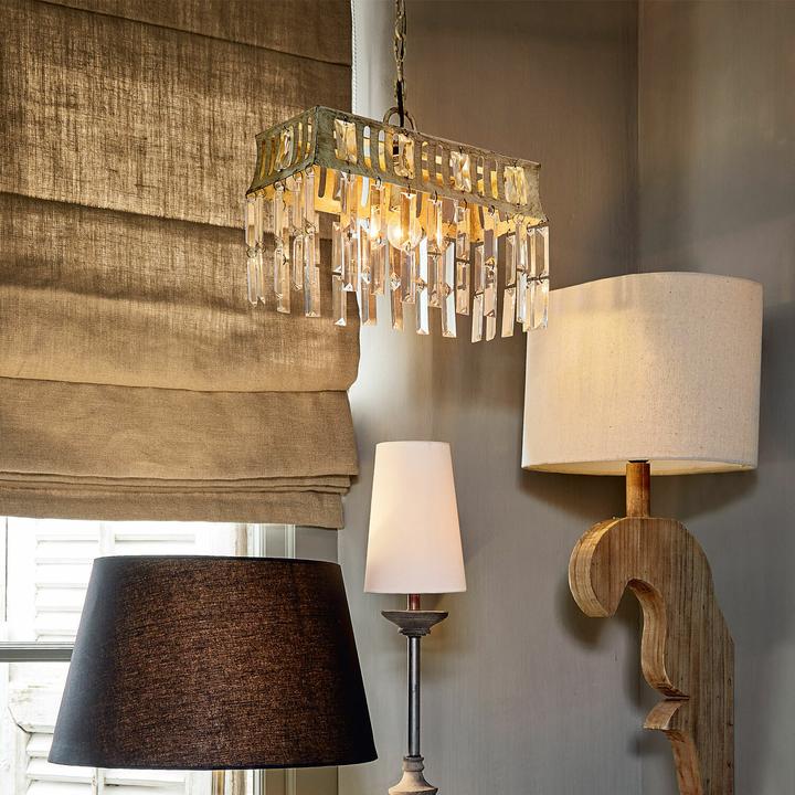 Image du produit Loberon Lampe à suspendre Ocean crème antique (14 cm)