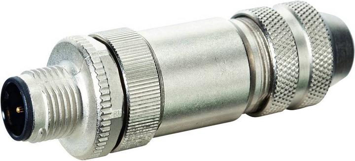 Produktbild Murr Elektronik M12 St. ger. B-cod. geschirmt selbst. Schraubkl. 5-pol. max.0.75mm² 6-8mm PROFIBUS