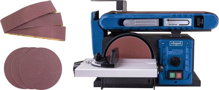 Produktbild Scheppach BTS900 (Tellerschleifer, Bandschleifer, 400 W)