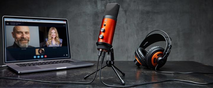 Image du produit ESI Audiotechnik Microphone à condensateur cosMik uCast avec logiciel inclus