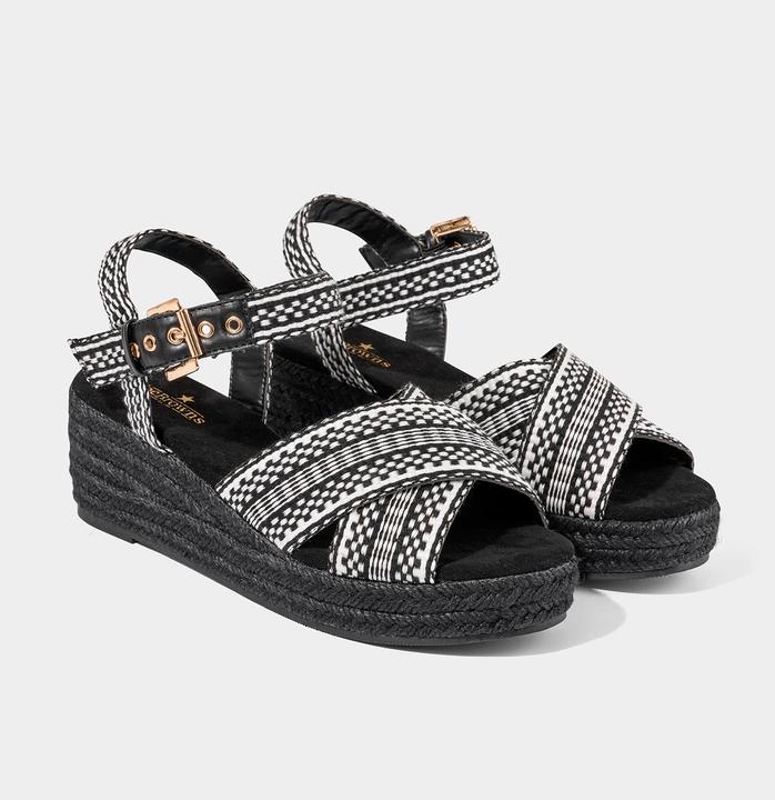 Actual product image Joe Browns Microsuede Platform Wedge Sandals (38)