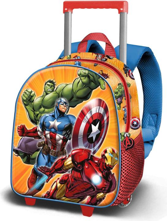Karactermania Small 3D Backpack with Wheels Attack