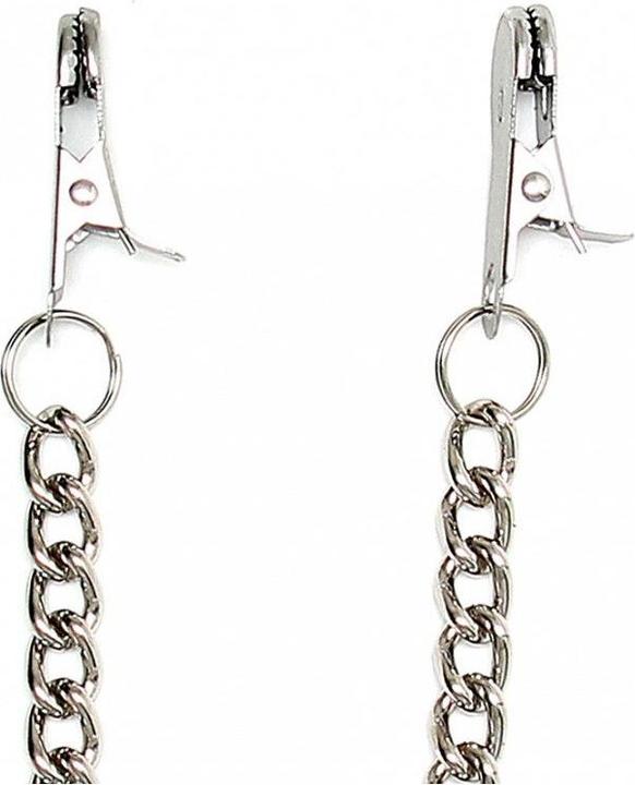 Rimba Bondage Play Nipple Clamps With Chain