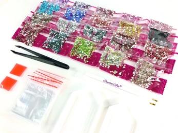 Image du produit Craft Buddy Recharge Crystal Art avec des pierres de cristal brillantes