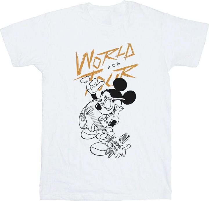 Disney Mickey Mouse World Tour Line TShirt (M)