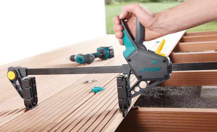 Produktbild wolfcraft wolfcraft 1 Montagezwinge für Terrassendielen (450 mm)