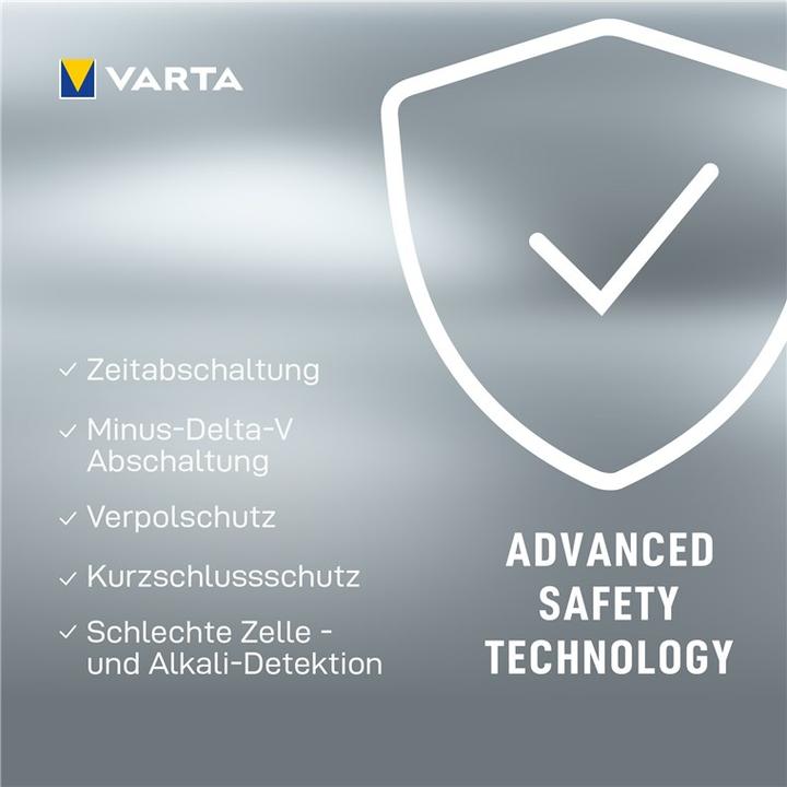 Immagine prodotto Varta LCD Charger (1 pz., AAA, AA, 2600 mAh, Caricabatterie senza batteria)