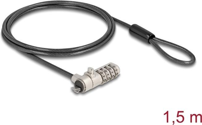 Produktbild Delock Navilock Laptop Schloss mit Zahlenschloss für HP Nano Slot -