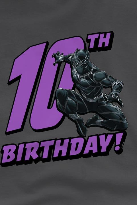 Immagine prodotto Black Maglietta 10° Compleanno Bambini (128)
