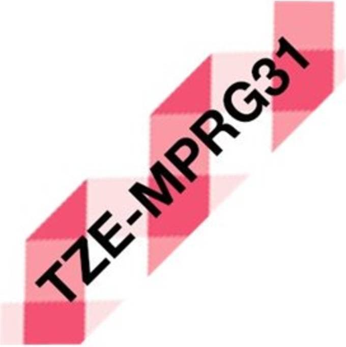 Brother Tze-Mprg31 (1.20 cm, Rot, Schwarz, Weiss)