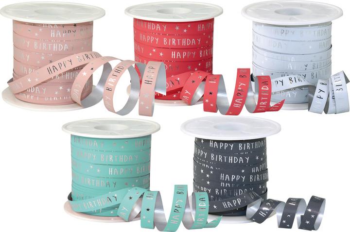 Actual product image Präsent Ribbon Happy Birthday (Gift ribbon, 1 x)