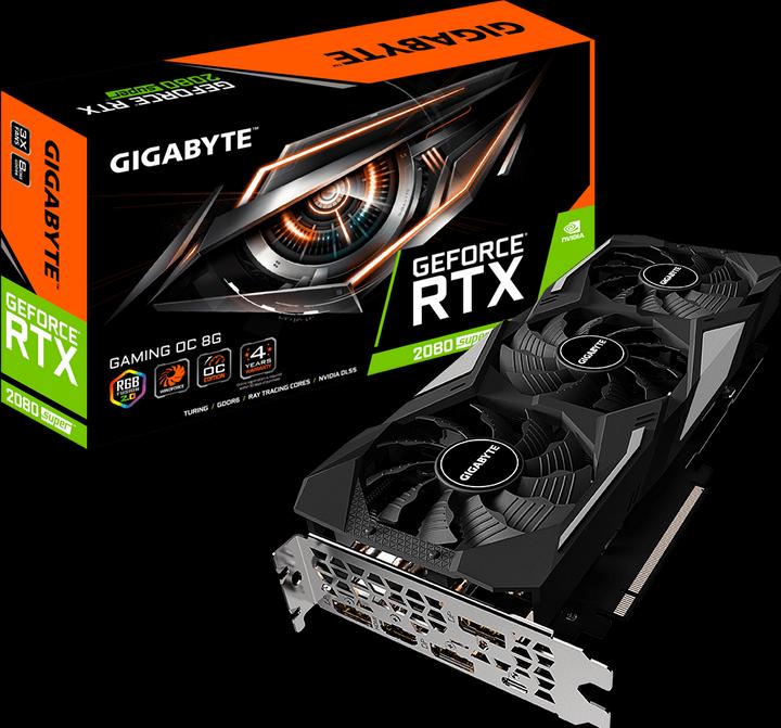 Actual product image Gigabyte GeForce RTX 2080S Gaming OC (8 GB)