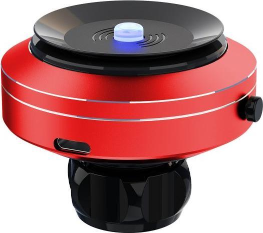 Actual product image Misura MA05 - Mobile phone holder with vacuum suction cup and QC3.0 wireless charging