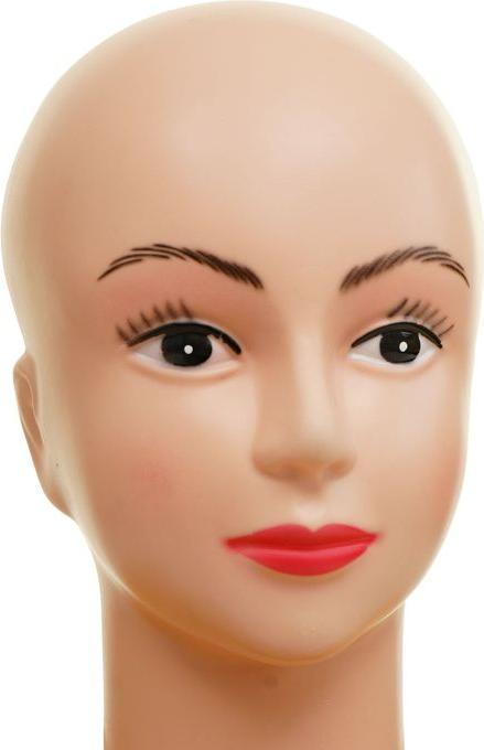 Produktbild Mendler 2x Mannequin-Kopf HWC-G81, Perückenpuppe weiblich Frau, 30cm