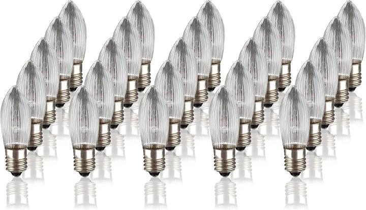 Immagine prodotto Hellum Candela ondulata (E10, 3 W, 22 lm, 25 x)