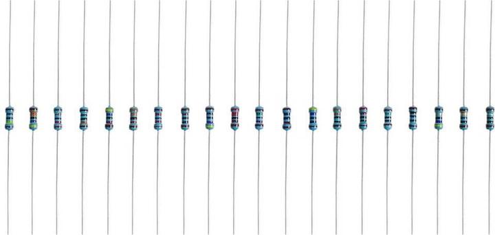 Actual product image Quadrios 201711P002 Metal film resistor assortment axial leaded 0.25 W 1 % 400 pc.
