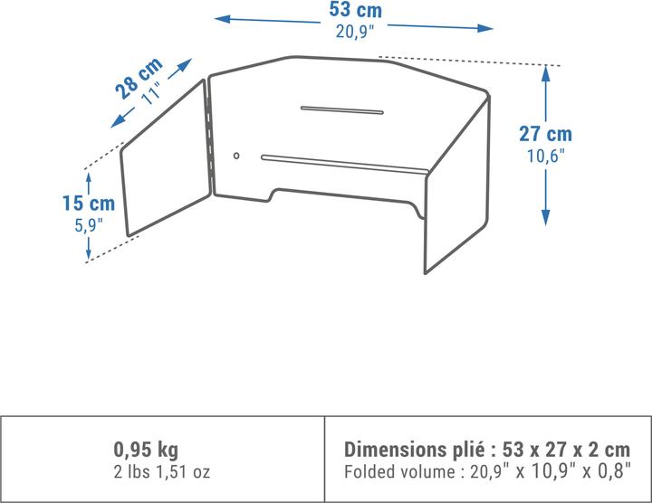 Immagine prodotto Quechua parabrezza 334367