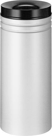 ReinigungsBerater Corbeille à papier (ignifuge) 80 L grise/noire Corbeille à papier auto-extinguible avec double (80 l)