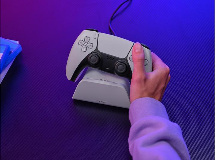 Actual product image Trust GXT255W CHARGE STAND PS5 WHITE (PS5)
