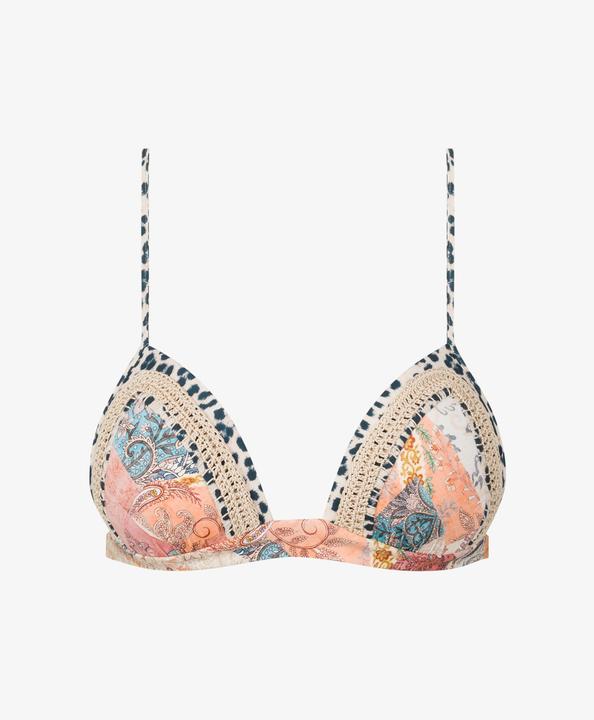 Watercult Haut de bikini "Paisley savage" rose/?? petits motifs (XL)