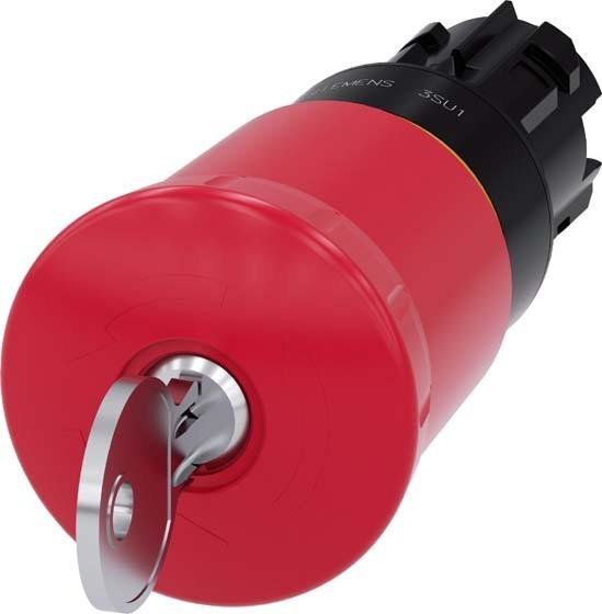 Actual product image Siemens 3SU1000-1HT20-0AA0 Emergency stop mushroom pushbutton 1 pc.