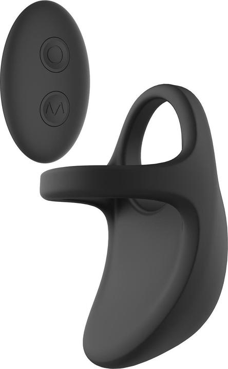 Productafbeelding Dreamtoys Dream Toys Ramrod Vibrerende Lul en Bal Ring Met Afstandsbediening Zwart Eén Maat (5 cm)
