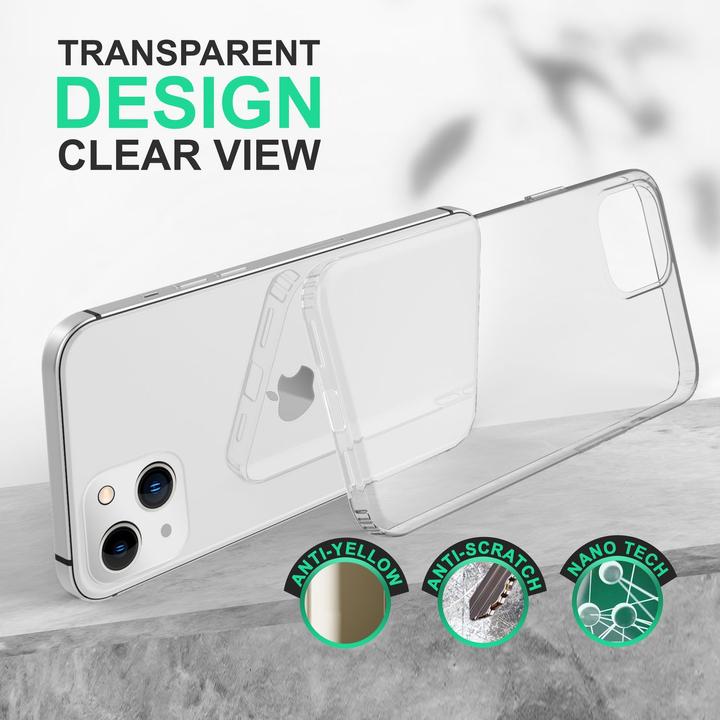 Actual product image Nalia Clear Transparent Hybrid Envelope (Apple iPhone 14 Plus)