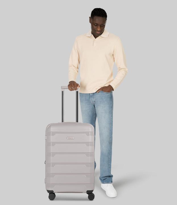 Actual product image D&N South Dakota 4 Rollen Trolley M 66 cm mit Dehnfalte (62 l, L (90 - 115l))