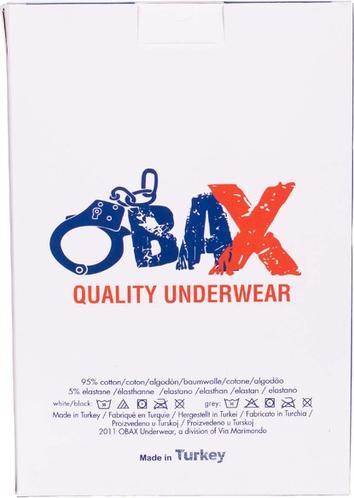 Actual product image Obax Men'S Boxer Underwear 3p Blue/Grey/Red M (M)