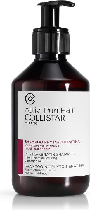 Collistar Hair Care P K Shampoo Intense Restructing 250 ml (250 ml, Flüssiges Shampoo)