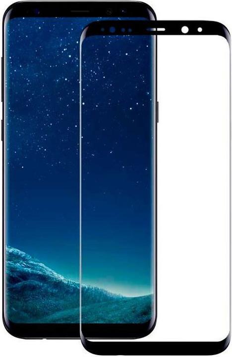 Actual product image Evelatus Galaxy S8 G950 3D Black Frame (Full Glue) (1 Piece, Samsung Galaxy S21)