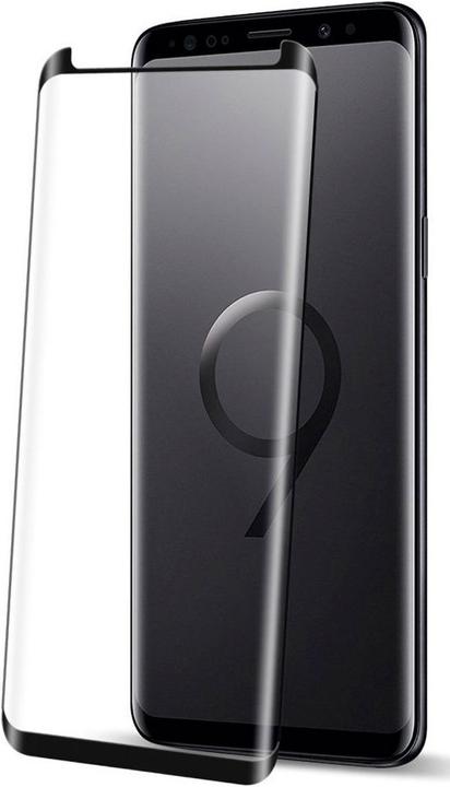 Image du produit Evelatus Galaxy S9 Plus 3D Full Glue Curved Aluminosilicate Glass 9H (0.26mm) + Camera Protector (1 pièce(s), Samsung Galaxy S9+)