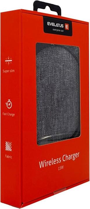 Actual product image Evelatus Wireless Desk charger EWC04 Fabric