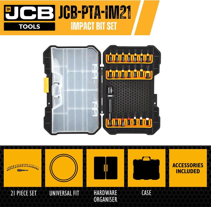 Produktbild JCB 21-teiliger Bitsatz